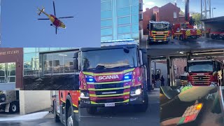 Inside Hobart City Fire Station Light Demos Siren Demos And More [upl. by Bruckner]