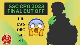 SSC CPO 2023 EXPECTED FINAL CUT OFF  ssc ssccpo ssccpo2023 ssccpo2024 ssccgl sscchsl cisf [upl. by Jo-Ann]