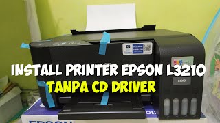 cara install printer epson l3210 tanpa cd  penerus epson l3110 [upl. by Nnylecoj]