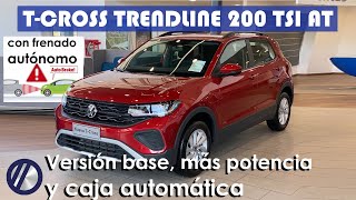 Nueva VW TCross Trendline Automática PRECIO equipamiento y motor ¿Qué gana y qué pierde [upl. by Nenad]