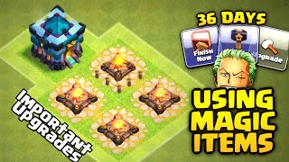 Using CWL Medals Beginning of TH13 Free2Play Series Clash of Clans [upl. by Treborsemaj155]