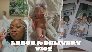 LABOR amp DELIVERY VLOG  real  raw  teen mom  induced at 38 weeks [upl. by Annenn]