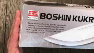 Unboxing Honshu Boshin Kukri [upl. by Madox]