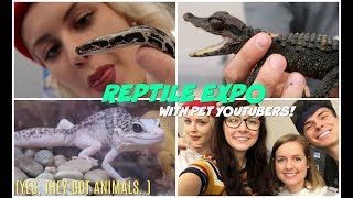 PET YOUTUBERS AT A REPTILE EXPO  Cin City Reptile Expo [upl. by Serge]