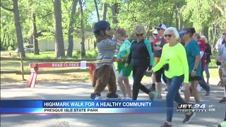 Erie residents walk to help local nonprofits during annual Highmark Walk for a Healthy Community [upl. by Mylander]