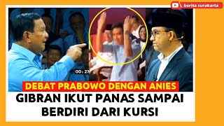 Reaksi Tak Terduga GIBRAN Ikut Panas Saat PRABOWO amp ANIES Debat Soal Putusan MK [upl. by Aihsak536]