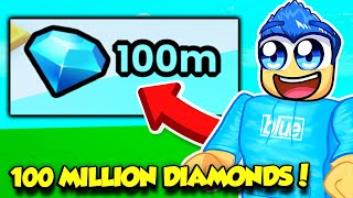 I GOT 100000000 DIAMONDS IN PET SIMULATOR 99 [upl. by Zandra]