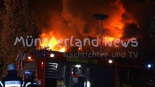 2018 11 17 Mettingen Stallbrand [upl. by Atiran]