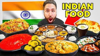 Trying INDIAN FOOD for the FIRST TIME [upl. by Zilla]