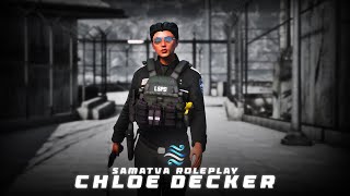 Chloe Bajlesh Decker  Female Cop  Samatva Roleplay ITzCC [upl. by Cohby342]