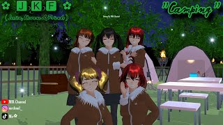 ✿JKF✿  CAMPING ⛺️✌️ Drama Sakura School Simulator [upl. by Tadashi872]