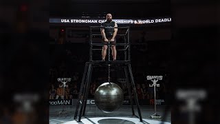 OLEKSII NOVIKOV  NEW WRECKING BALL HOLD WORLD RECORD [upl. by Lockwood]