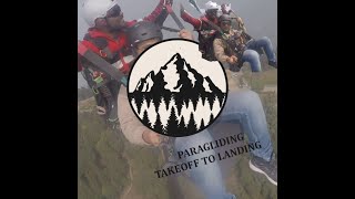 Paragliding takeoff to Landing  My first adventure  Delo hill 🏔️ Kalimpong [upl. by Bury]