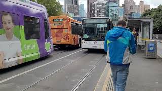 Route 58 Bus Replacement arriving at CasinoSouthbank [upl. by Aymahs409]