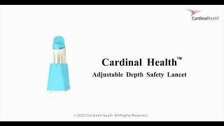 Cardinal Health™ Adjustable Depth Safety Lancet for Capillary Blood Collection [upl. by Silvestro]