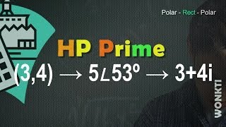 HP Prime Referencia Coordenadas Polares y Rectangulares [upl. by Dorcus]