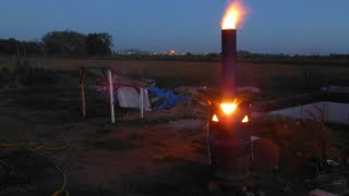 Biochar TLUD Kiln  Build and Burn [upl. by Ernaline]