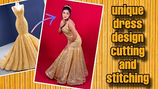 Made this Expensive dress under ₹1000  Designer outfit  Cutting and Stitching  Complete Tutorial [upl. by Eslehc]