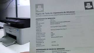 Como fazer a instalação da impressora Samsung Xpress M2070wM2070 na porta USB  PASSO A PASSO [upl. by Glimp485]