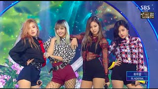 BLACKPINK​  휘파람WHISTLE 0828 SBS Inkigayo [upl. by Nacnud142]