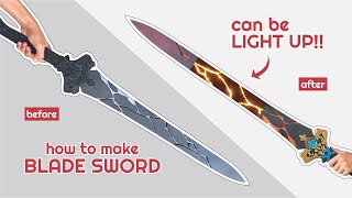 Making BLADE SWORD from HONKAI STAR RAIL that LIGHT UP [upl. by Atik315]