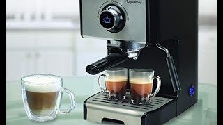 Capresso 123 05 EC300 Cappuccino Espresso Machine Review Well designed basic espresso machine ​ [upl. by Idden]