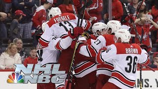 NHL Stanley Cup Playoffs 2019 Hurricanes vs Capitals  Game 7 Highlights  NBC Sports [upl. by Solita535]