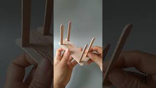 Popsicle stick crafts kindergarten parentchild crafts popsicle stick handmade childrens cre [upl. by Acinaj]