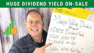 BIG VALUE DIVIDEND STOCK YIELDING 585 Im Buying [upl. by Enawd]