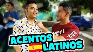 IMITANDO ACENTOS LATINOS en el colegio SIMÓN BOLÍVAR  GUAYAQUIL [upl. by Ellenaej407]