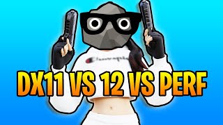 FORTNITE DirectX 11 VS 12  ¿Cual da mas FPS [upl. by Naid]