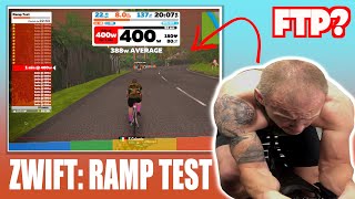 Zwift FTP Ramp Test  After 8 weeks OFF [upl. by O'Donovan]