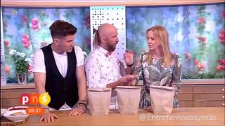 Magic trick goes wrong on live TV  tv presenters hand impaled [upl. by Mills935]