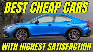 Top 10 Best CHEAP Cars With Highest Satisfaction per Consumer Reports [upl. by Aitra]