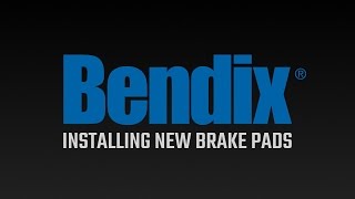 Bendix Brake Pad Installation [upl. by Ennayehc]