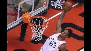 DeMar DeRozans 10 Nastiest Raptors Dunks  BR Countdown [upl. by Skardol664]