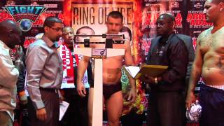 CHRIS ARREOLA VS TOMASZ ADAMEK WEIGH IN [upl. by Eskill]