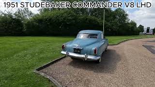 1951 STUDEBAKER COMMANDER V8 LHD [upl. by Coppola]