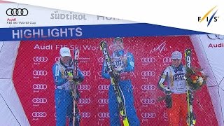 Highlights  Jansrud wins his 2nd straight SuperG in Val Gardena  FIS Alpine [upl. by Drofyar]