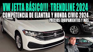 VW JETTA TRENLINE 2024 🔴 FUI A VERLO Y ES MUY GRANDE [upl. by Macmullin]