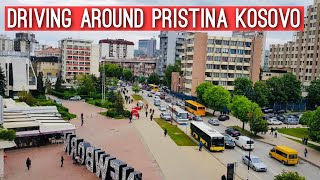 PRISTINA Kosovo A driving tour of the city [upl. by Eduard805]