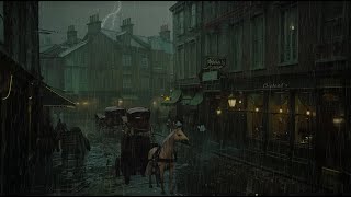 Sherlocks Secret Detective Music  Victorian London Atmosphere  Relaxing Dark Academia Vibes [upl. by Esiralc]