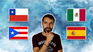 Spanish Accents Broken Down by a LatinoMexico Argentina Chile Puerto Rico Colombia and Spain [upl. by Mairim]