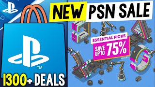 MASSIVE NEW PSN SALE PSN ESSENTIAL PICKS SALE 1300 Deals NEW PlayStation Game Deals 2024 [upl. by Petula]