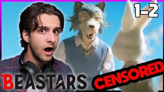 I Watched THE WEIRDEST Mainstream Anime  Beastars Episode 1 and 2 Blind Reaction [upl. by Darin]