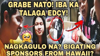 GRABE NATO IBA KA TALAGA EDCY NAGKAGULO NA BIGATING SPONSORS FROM HAWAII KALINGAP RAB LATEST [upl. by Narhet]