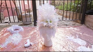 Howto make a DIY Mardi Gras headdress [upl. by Yenahc]