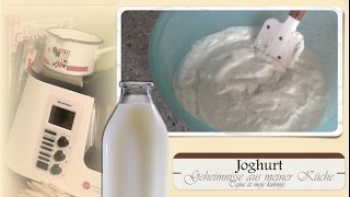 Joghurt  Herstellung mit Monsieur Cuisine Plus [upl. by Ynove850]