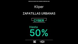 Zapatillas Urbanas hasta 50 off en Cyber Kliper [upl. by Tarsus]