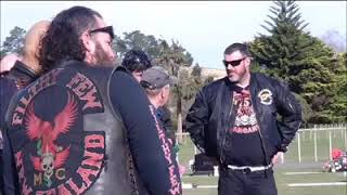 Wanganui Hells Angels  Big Shanequots Unveiling [upl. by Amadus323]